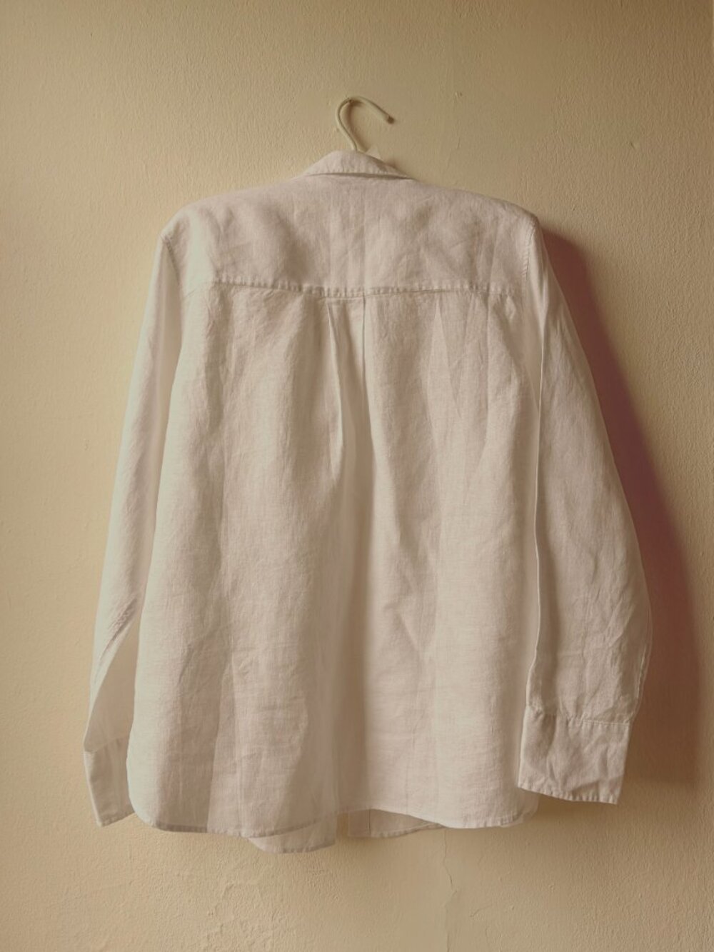 Boden Oversize White linen button-up Shirt, Sz 6 - Picture 2 of 4
